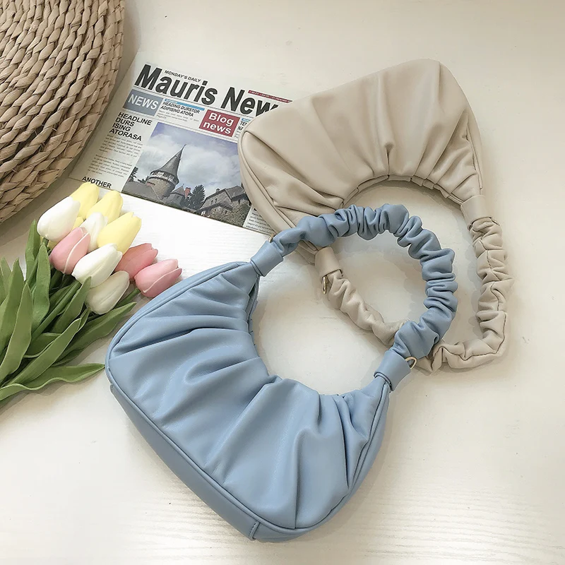 Soft PU Leather Ladies Armpit Bag Female Fold Baguette Bag Women Shoulder Messenger Bag Fashion Design Purse and Handbags
Soft PU Leather Ladies Armpit Bag Female Fold Baguette Bag Women Shoulder Messenger Bag Fashion Design Purse and Handbags