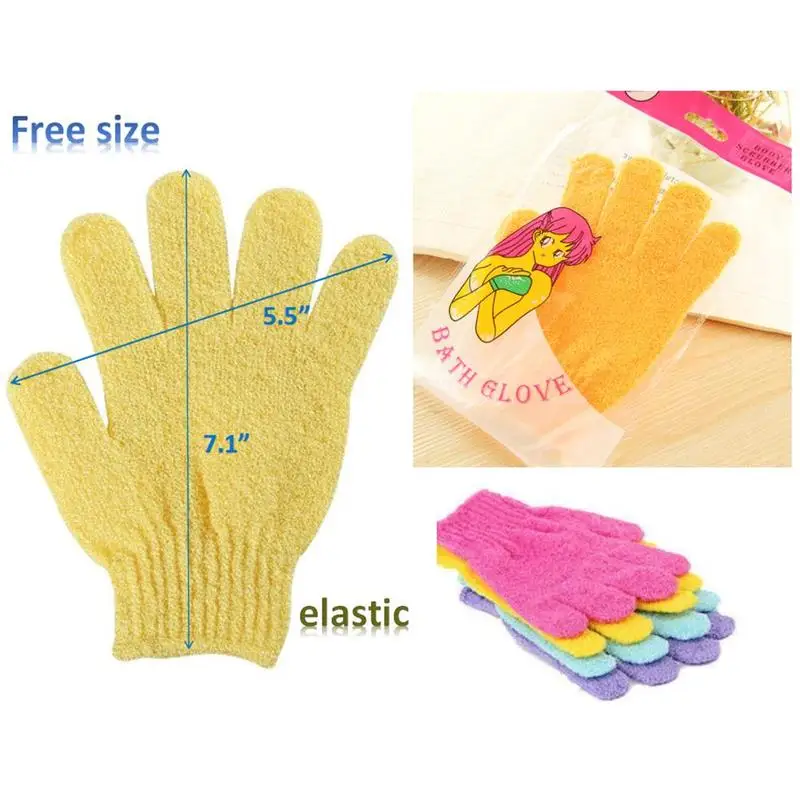 Exfoliating Bath Gloves Resistance Face Body Massage Random Color Peeling Wash Skin Rubbing Mud Mitt Shower Scrub Nylon Glove
Exfoliating Bath Gloves Resistance Face Body Massage Random Color Peeling Wash Skin Rubbing Mud Mitt Shower Scrub Nylon Glove
