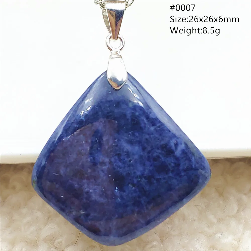 Natural Blue Sapphire Gemstone Pendant Water Drop Oval Women Man Necklace Fashion Jewelry Genuine AAAAAA | Украшения и аксессуары