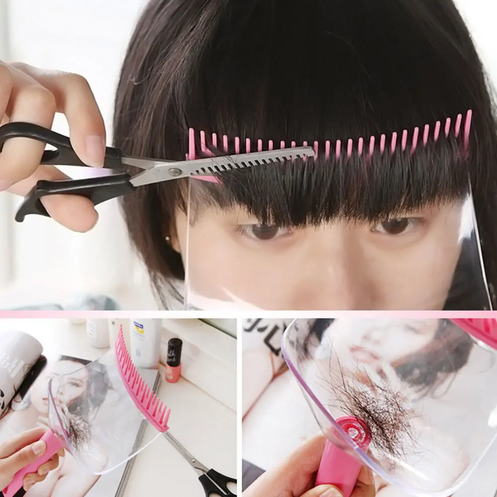 Portable Trimmer Hairstyle Trim Tool Diy Hair Bangs Fringe Cut Comb Clip for Girls
Portable Trimmer Hairstyle Trim Tool Diy Hair Bangs Fringe Cut Comb Clip for Girls