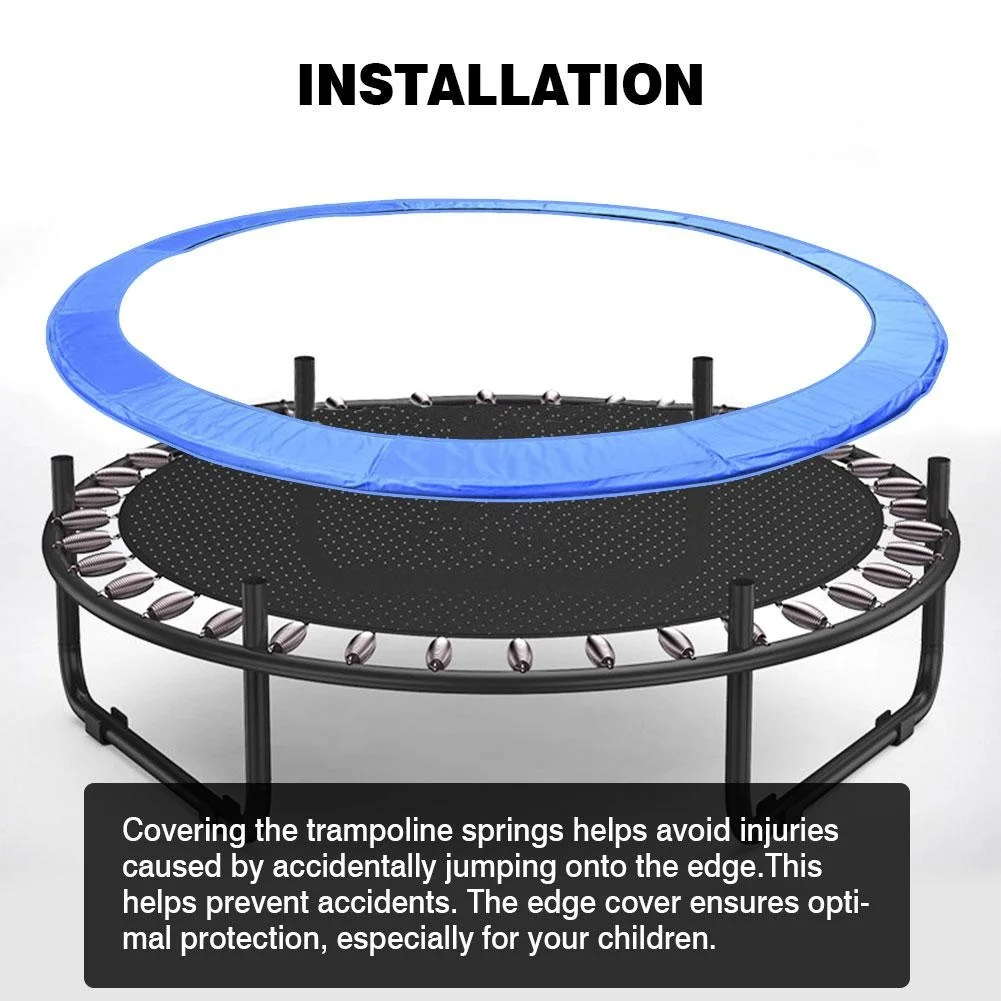 3.05m/3.66m Universal Trampoline Replacement Safety Pad Spring Cover Long Lasting Trampoline Edge Cover Fitn Accories
3.05m/3.66m Universal Trampoline Replacement Safety Pad Spring Cover Long Lasting Trampoline Edge Cover Fitn Accories