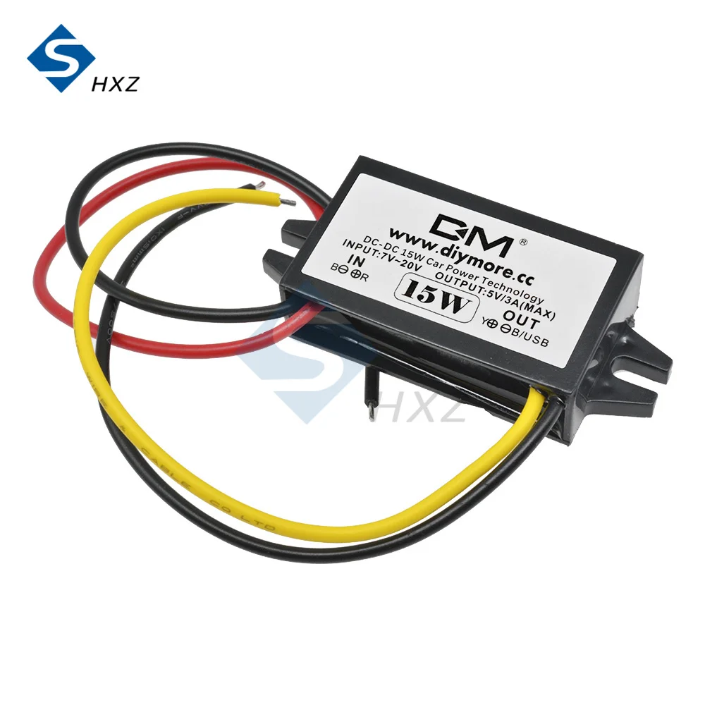 Dc -Dc Step Down Buck Regulator Converter 12V to 5V 3A 15W Car Monitor Potting Waterproof Power Supply
Dc -Dc Step Down Buck Regulator Converter 12V to 5V 3A 15W Car Monitor Potting Waterproof Power Supply