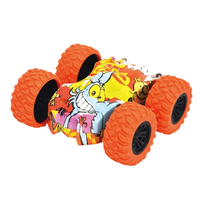 Toys Car Inertia Powered Vehicles Double Side Stunt Graffiti Car Off Road Model Vehicle for Kids Toy Y4UD
Toys Car Inertia Powered Vehicles Double Side Stunt Graffiti Car Off Road Model Vehicle for Kids Toy Y4UD