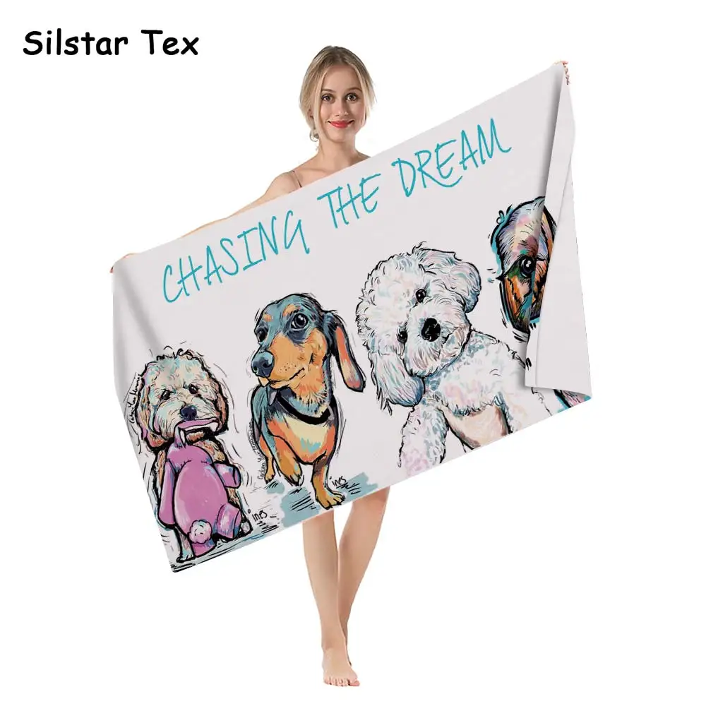 Silstar Tex Carton Dog And Cat Bath Towel With Print Soft Towels Outdoor For Seaside Beach Hotel
Silstar Tex Carton Dog And Cat Bath Towel With Print Soft Towels Outdoor For Seaside Beach Hotel