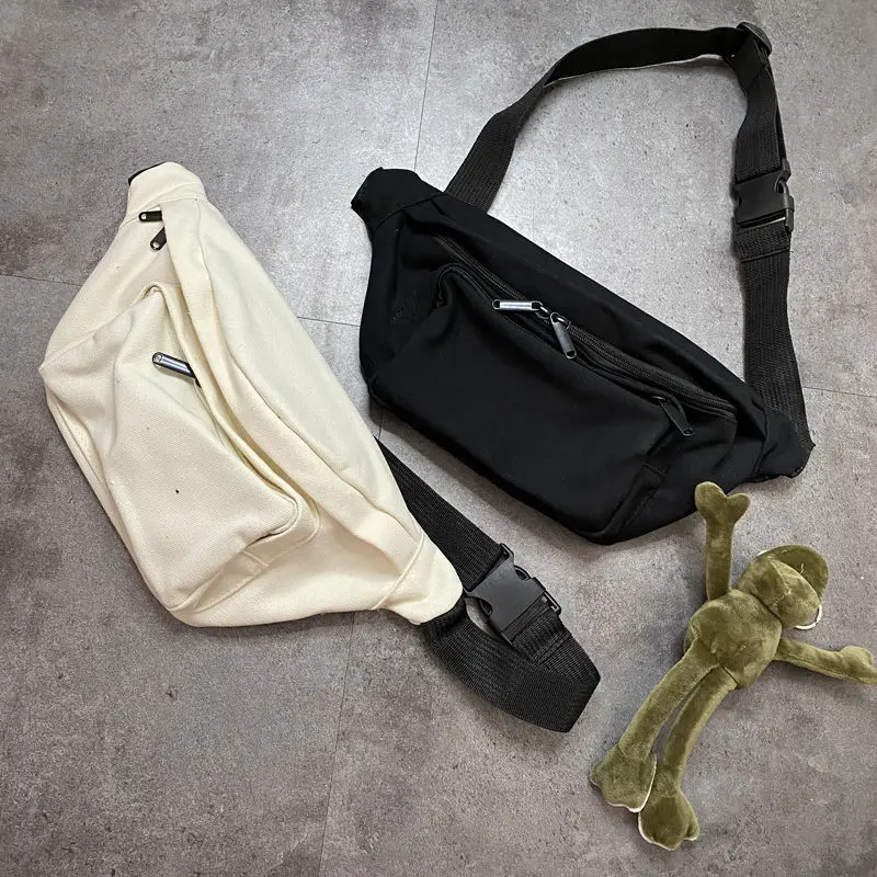 Canvas Bag Women's 2021 New Cross Chest Bag Ins Korean Versatile Harajuku Waist Bag Lady Mobile Phone Bag
Canvas Bag Women's 2021 New Cross Chest Bag Ins Korean Versatile Harajuku Waist Bag Lady Mobile Phone Bag
