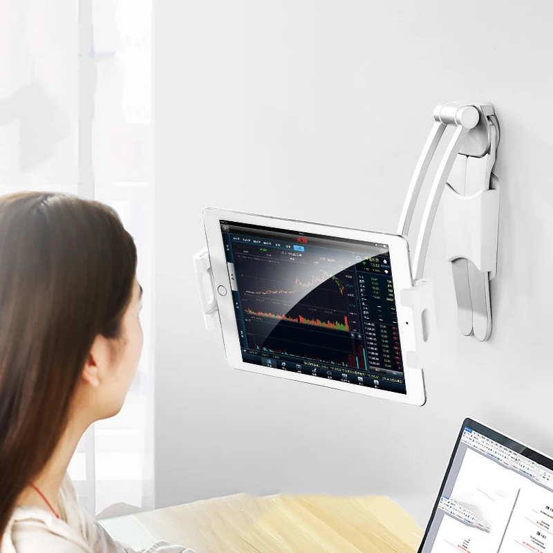 Adjustable Mobile Phone Holder Desktop Tablet/ipad/IPAD Air/Mini Stand Wall Mount iPad Holder Silver Foldable Desk Bracket Stand
Adjustable Mobile Phone Holder Desktop Tablet/ipad/IPAD Air/Mini Stand Wall Mount iPad Holder Silver Foldable Desk Bracket Stand