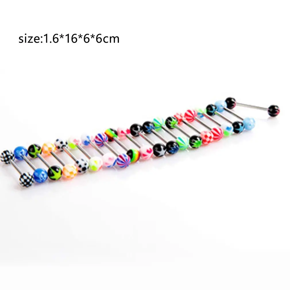 Acrylic Tongue Ring Bar Barbell Stud Tongue Barbells Pill Tongue Ring Human Body Puncture Piercing Jewelry
Acrylic Tongue Ring Bar Barbell Stud Tongue Barbells Pill Tongue Ring Human Body Puncture Piercing Jewelry