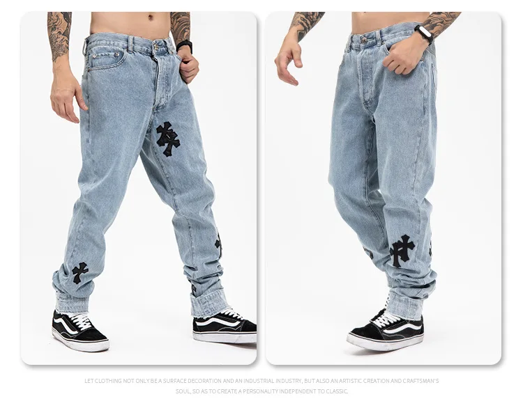 Jeans cromados de calle alta para hombre Pantalones rectos holgados Pantalones vaqueros cruzados de cuero genuino para hombre
Jeans cromados de calle alta para hombre Pantalones rectos holgados Pantalones vaqueros cruzados de cuero genuino para hombre