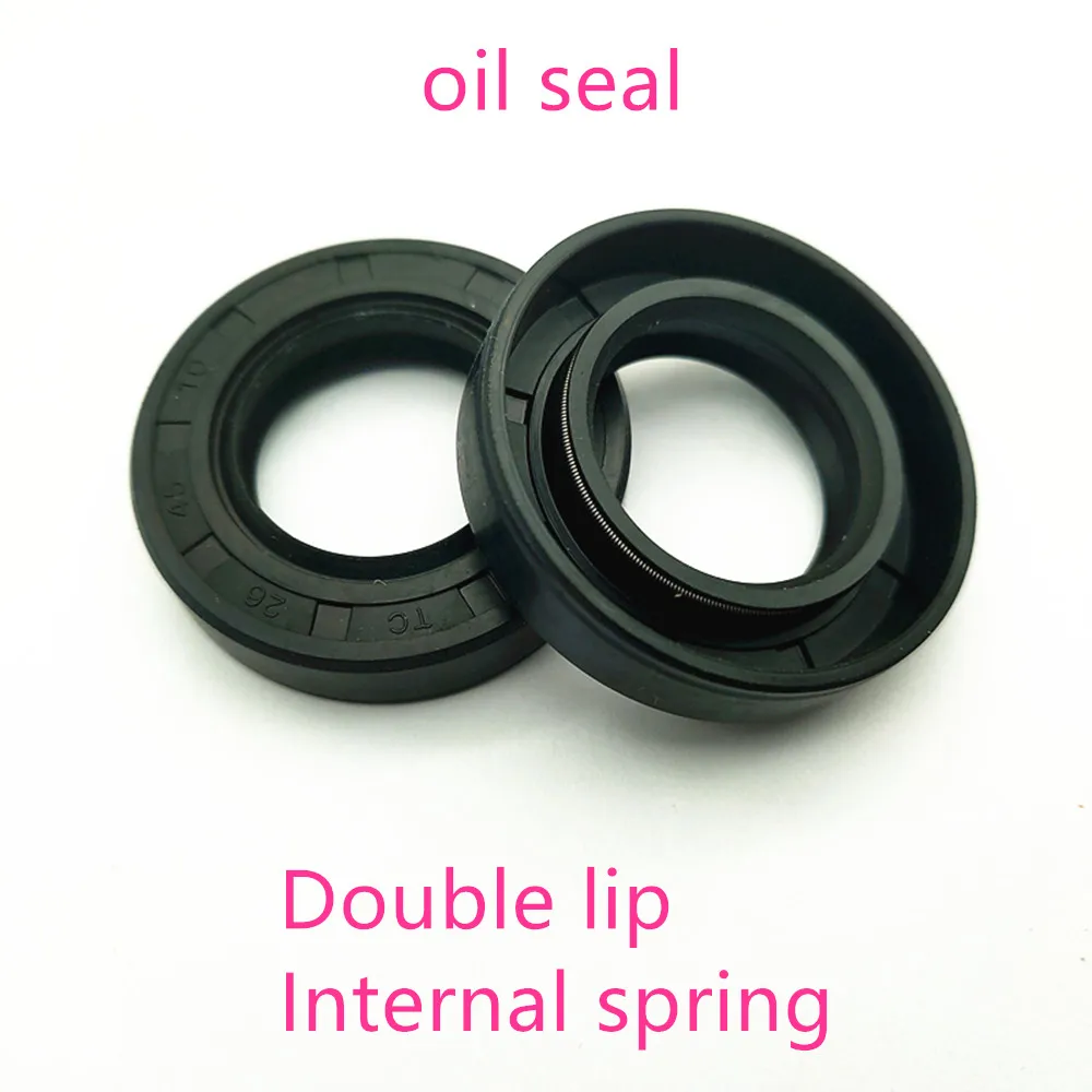

1PCS NBR framework oil seal TC205 210 215 205 210 215*240 245*12 15 16 18mm double lip with clamp spring