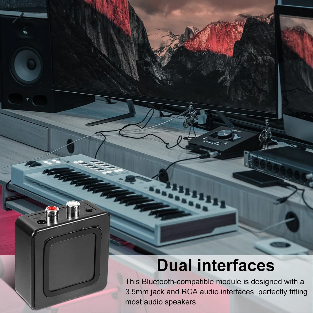 Bluetooth-Compatible 5 0 AUX Transmitter Audio Adapter Speaker PC Receiver Digital Hi-fi Low Latency USB Household
Bluetooth-Compatible 5 0 AUX Transmitter Audio Adapter Speaker PC Receiver Digital Hi-fi Low Latency USB Household