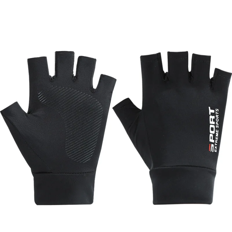 Sunscreen gloves men's summer fingerless thin ice silk driving leaking two-pointer road sub-fishing half-finger riding
Sunscreen gloves men's summer fingerless thin ice silk driving leaking two-pointer road sub-fishing half-finger riding