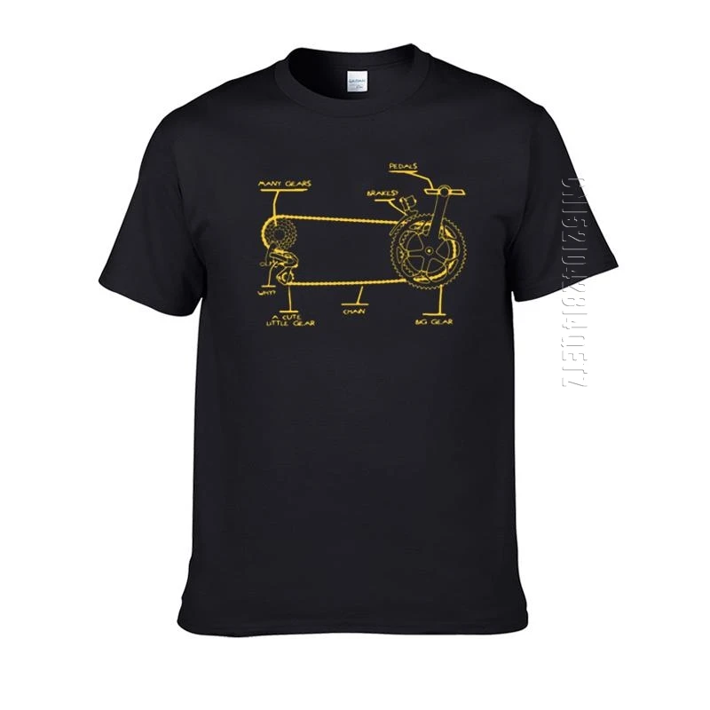Bicycle Chain T-Shirt Men Funny O Neck T Shirt Gift Bike Chain Gears Shift Cycling Tshirt For Male Cotton Casual Top Tees
Bicycle Chain T-Shirt Men Funny O Neck T Shirt Gift Bike Chain Gears Shift Cycling Tshirt For Male Cotton Casual Top Tees