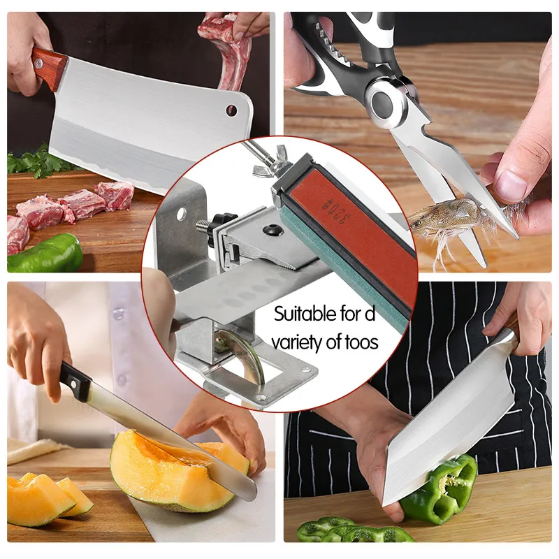 2020 New Portable Professional Knife Sharpener Whetstone Stainless Steel Kitchen Knife Sharpener Sharpening Tool Stones
2020 New Portable Professional Knife Sharpener Whetstone Stainless Steel Kitchen Knife Sharpener Sharpening Tool Stones