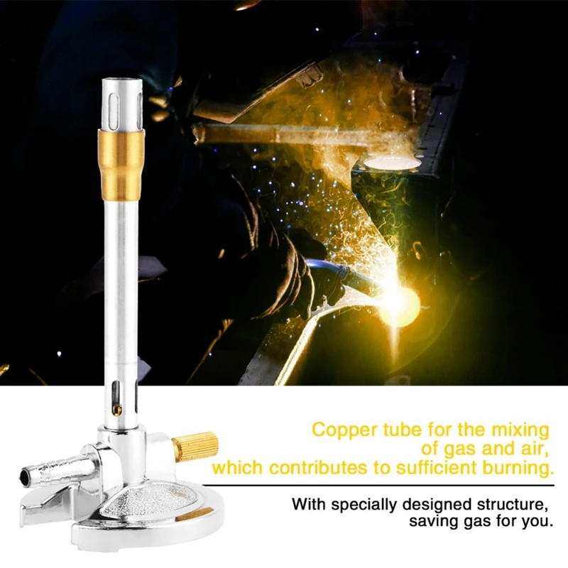 1Pcs Mini Single Tube Bunsen Burner Gas Light for Liquid Propane Lab Heating Equipment
1Pcs Mini Single Tube Bunsen Burner Gas Light for Liquid Propane Lab Heating Equipment