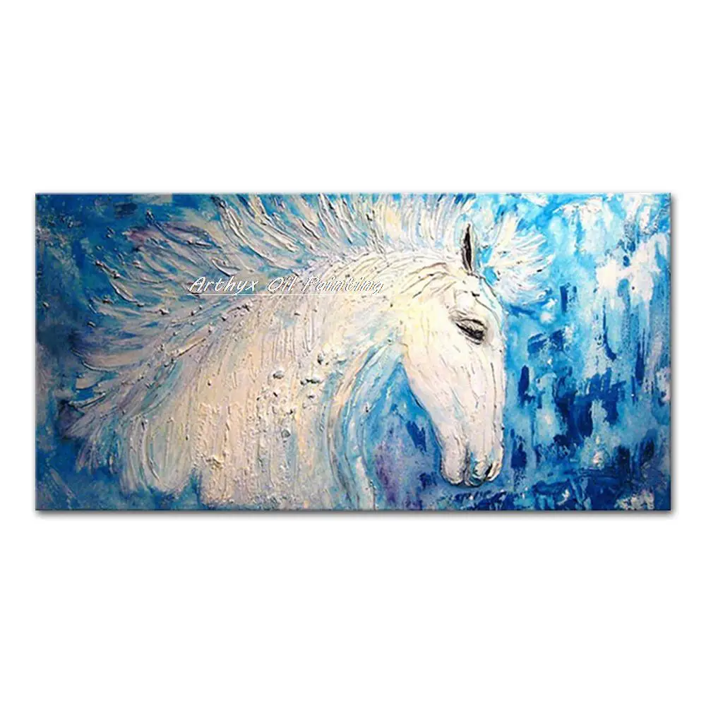 Arthyx Modern Abstract Thick Texture Hoese Aniamls Oil Painting On Canvas Handmade Pop Art Wall Picture For Kids Room Home Decor
Arthyx Modern Abstract Thick Texture Hoese Aniamls Oil Painting On Canvas Handmade Pop Art Wall Picture For Kids Room Home Decor