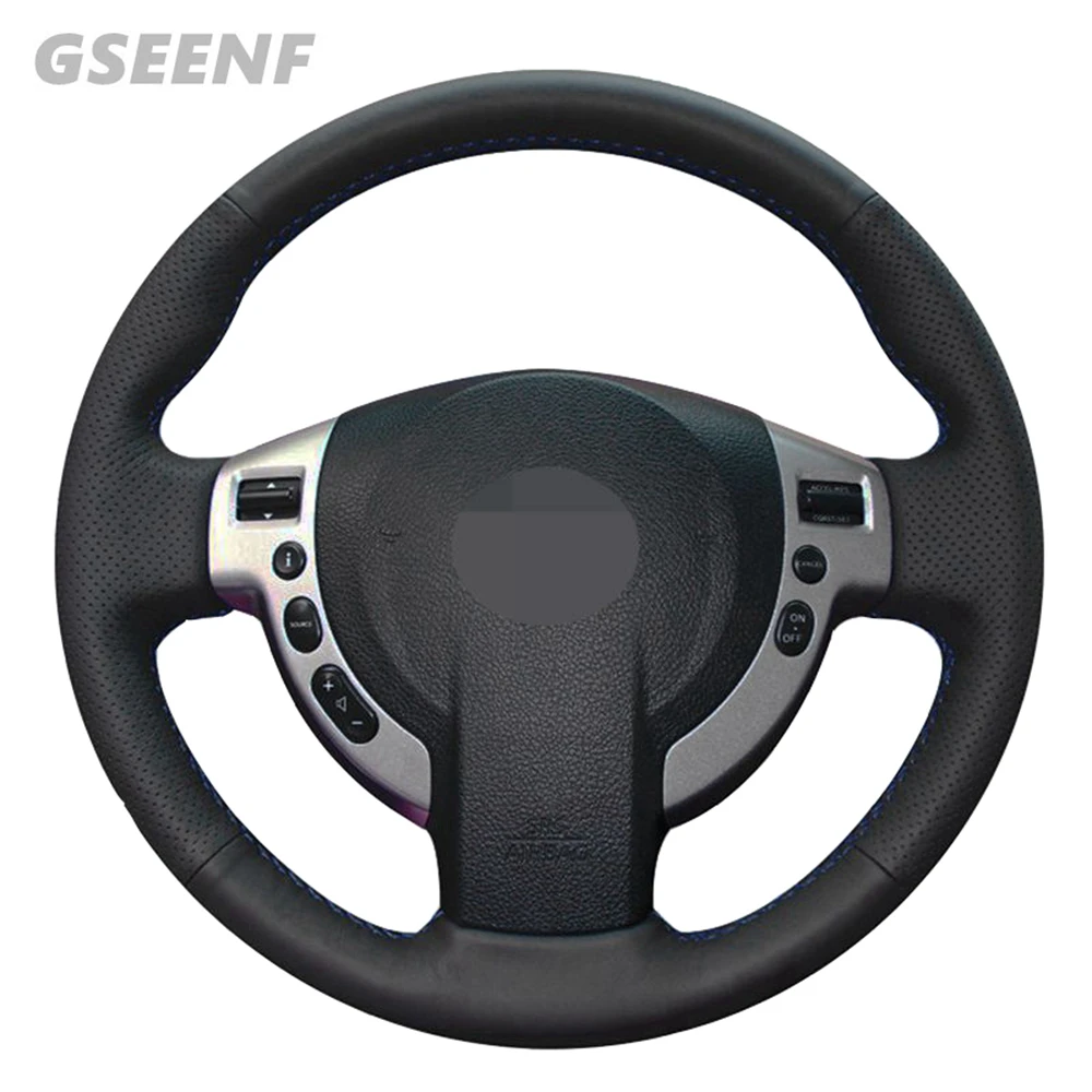Car Accessories Steering Wheel Cover For Nissan Qashqai 2013-2007 Rogue 2008-2013 X-Trail Black Hand-stitched Genuine Leather
Car Accessories Steering Wheel Cover For Nissan Qashqai 2013-2007 Rogue 2008-2013 X-Trail Black Hand-stitched Genuine Leather