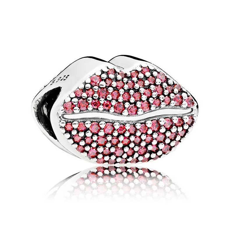 Оригинальный женский серебряный шарм Kissable Red Lips Kiss More Bead с кристаллом подходит для популярного браслета DIY Jewelry
Оригинальный женский серебряный шарм Kissable Red Lips Kiss More Bead с кристаллом подходит для популярного браслета DIY Jewelry