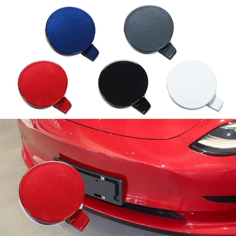 

Car Bumper Bumper Lip Front Bumper Tow Hook Cover Cap 1084173-00-e Replacement Fit for Tesla Model 3 2017-2020 Bumper