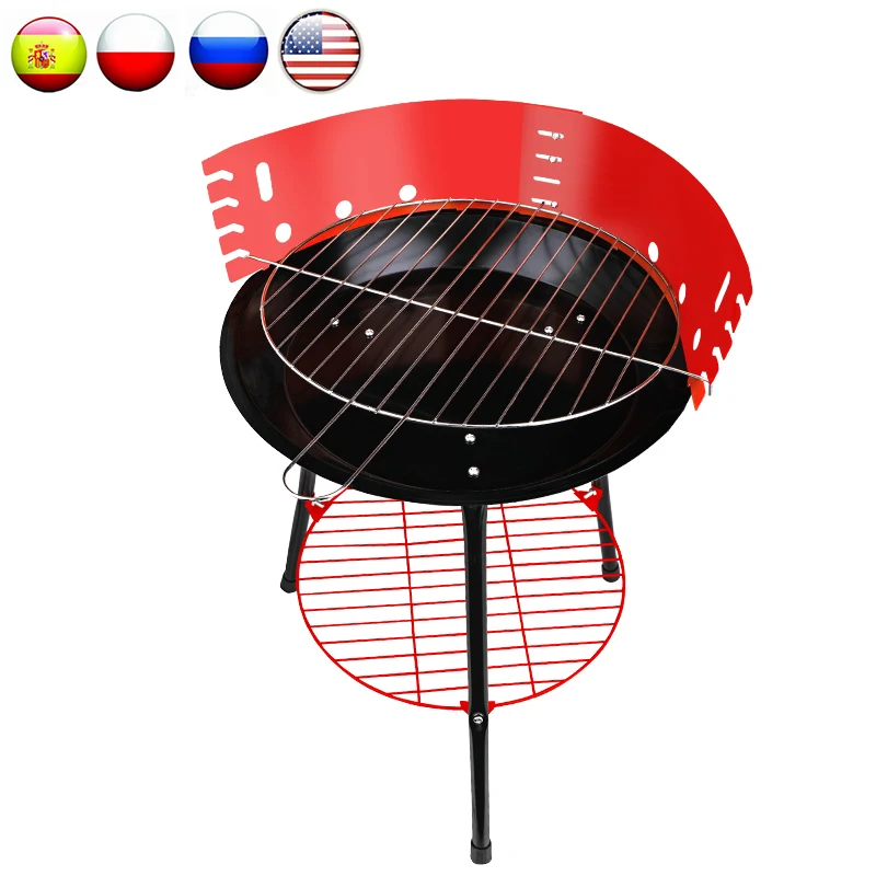 

MANSTOOL BBQ Grills Q02 Outdoor Charcoal Barbecue Stove For Picnic 3-5 people Portable Mini Grill Camp Cook Supplies BBQ Product