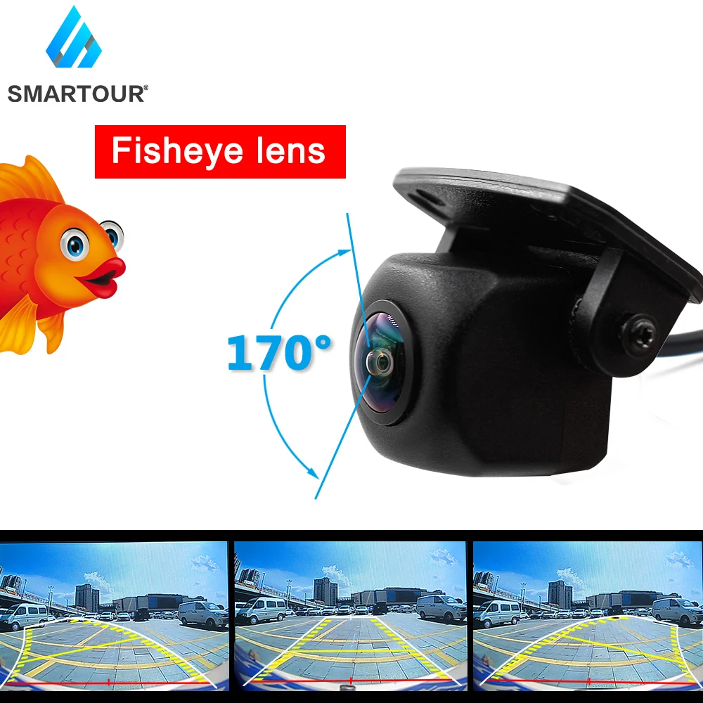 Smartour HD Ccd Vehicle 170 Degree Rear View Camera Car Reverse Black Fisheye Lens Night Vision Waterproof AutoTrack Universal
Smartour HD Ccd Vehicle 170 Degree Rear View Camera Car Reverse Black Fisheye Lens Night Vision Waterproof AutoTrack Universal