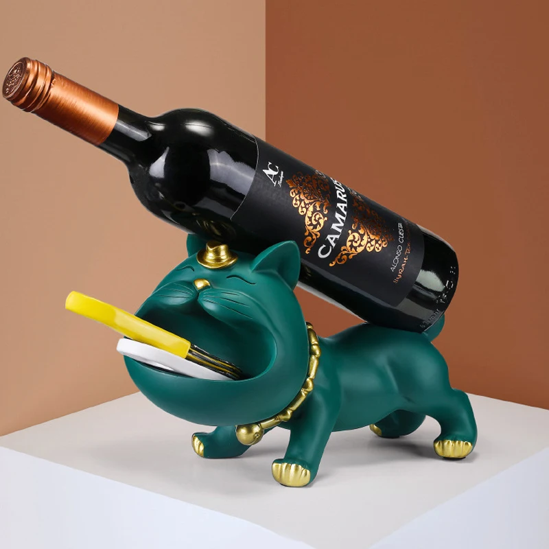 Home Decoration Crafts European Modern Dog Cat Wine Rack Living Room Display Furnishings Resin Ornament Red Wine Holder Figurine
Home Decoration Crafts European Modern Dog Cat Wine Rack Living Room Display Furnishings Resin Ornament Red Wine Holder Figurine