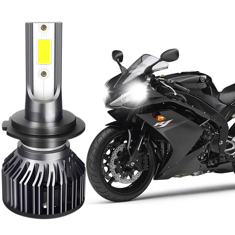1PC Motorcycle LED Headlight 48W 6500K White Lamp Fog Lights COB Led Bulbs Front Light Headlamp for Moto Spotlights H1 H4 H7 H11
1PC Motorcycle LED Headlight 48W 6500K White Lamp Fog Lights COB Led Bulbs Front Light Headlamp for Moto Spotlights H1 H4 H7 H11