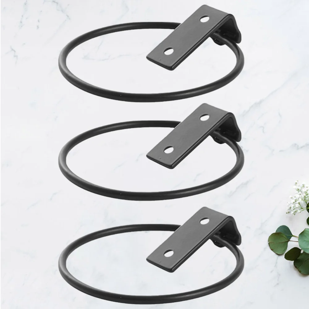 3pcs Wall Mounted Flower Pot Tray Metal Iron Ring Flowerpot Wall Bracket Planter Tray (13.5x11x6.5cm)
3pcs Wall Mounted Flower Pot Tray Metal Iron Ring Flowerpot Wall Bracket Planter Tray (13.5x11x6.5cm)