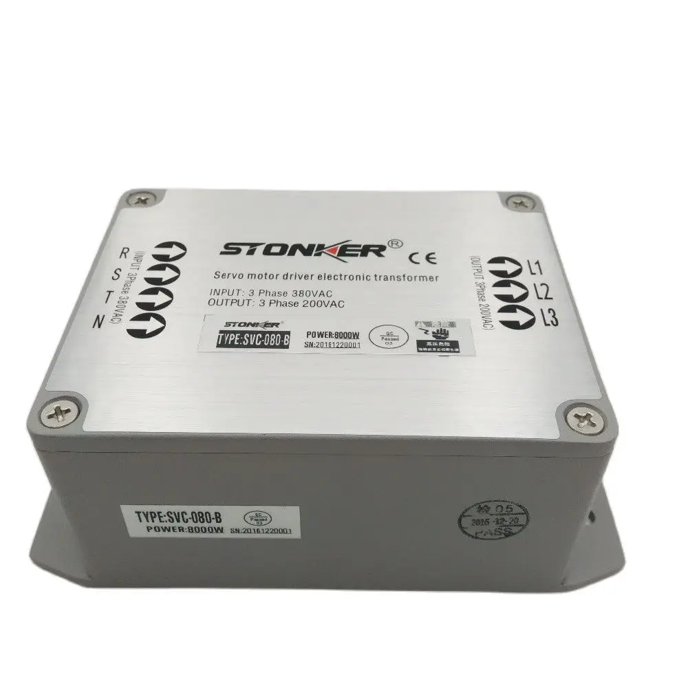 High-performance 8kw Servo Drive AC AC Transformer 3 Phase 380V to 220V Power Supply for SVC-080-B
High-performance 8kw Servo Drive AC AC Transformer 3 Phase 380V to 220V Power Supply for SVC-080-B