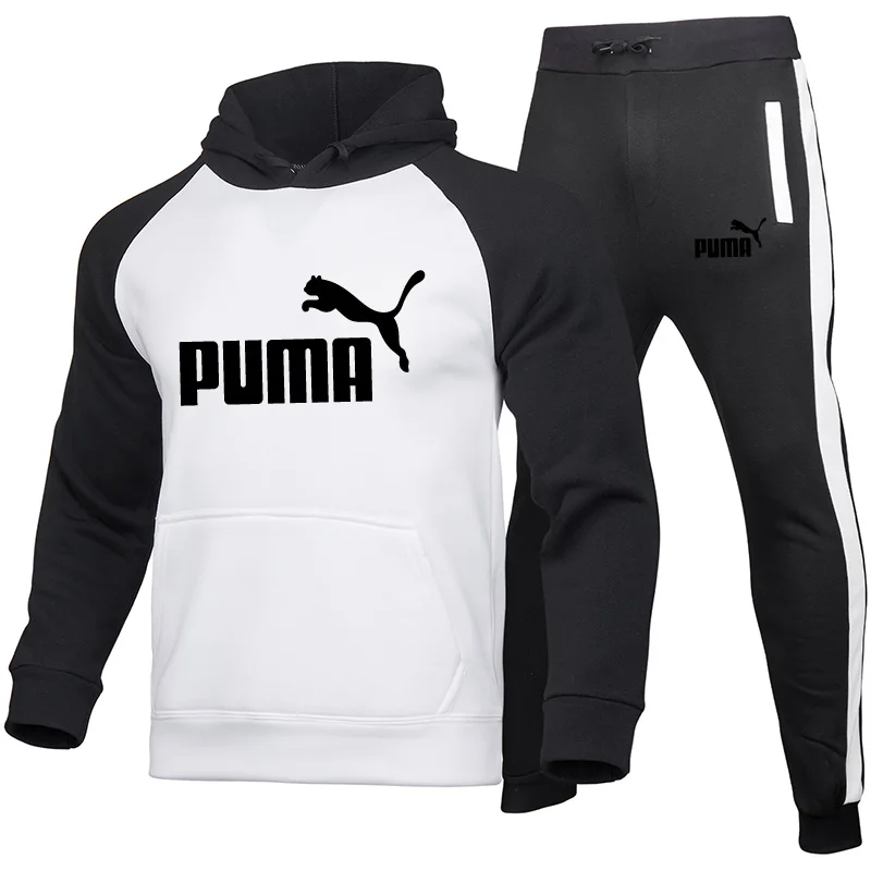 20Casual Tracksuit Men 2 Pieces Sets Hooded Sweatshirts Spring Men's Clothes Pullover Hoodies Pants Suit Puma print Men's Hoodie 
20Casual Tracksuit Men 2 Pieces Sets Hooded Sweatshirts Spring Men's Clothes Pullover Hoodies Pants Suit Puma print Men's Hoodie