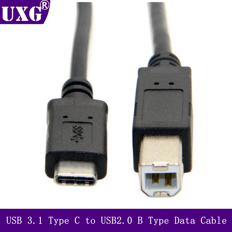 USB Data Cable USB 3.1 Type C Male OTG Connector to USB 2.0 B Type Data Cable For Smart Phone Printer Electric piano Hard Disk
USB Data Cable USB 3.1 Type C Male OTG Connector to USB 2.0 B Type Data Cable For Smart Phone Printer Electric piano Hard Disk