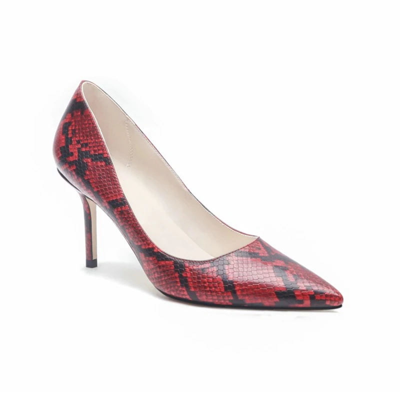 REAVE CAT 2020 Spring Autumn Heeled Pump Pointed Toe 11cm Metal Thin high Heels Slip on Snake Big size 34-45 Office Career A2842
REAVE CAT 2020 Spring Autumn Heeled Pump Pointed Toe 11cm Metal Thin high Heels Slip on Snake Big size 34-45 Office Career A2842