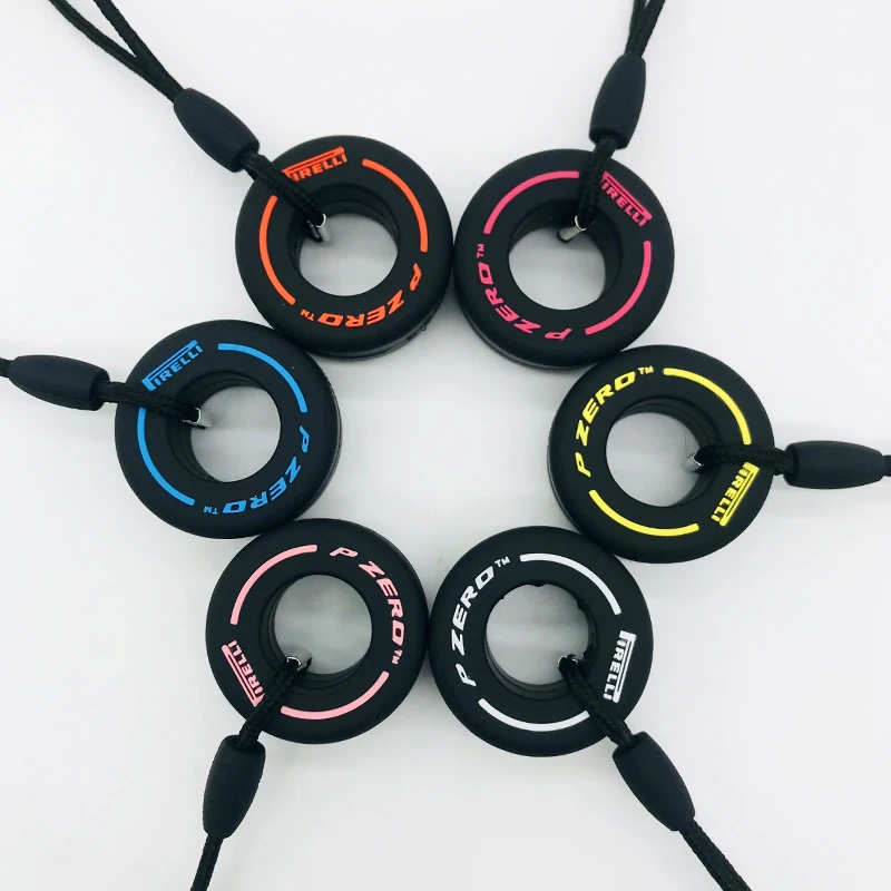 Soft PVC Double Sided Logo Tire Steel Ring Keychain Cute and Creative Schoolbag Key Accessories Pendant Exquisite Gift
Soft PVC Double Sided Logo Tire Steel Ring Keychain Cute and Creative Schoolbag Key Accessories Pendant Exquisite Gift