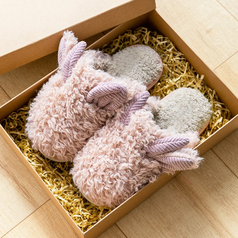 Slippers Women Winter Warm Plush Slippers Soft Indoor Floor Slippers Non-Slip Home Shoes Christmas Gift
Slippers Women Winter Warm Plush Slippers Soft Indoor Floor Slippers Non-Slip Home Shoes Christmas Gift