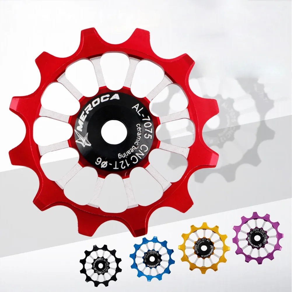 12T MTB Bike Jockey Wheel Pulley Bicycle Ceramics Breaing Rear Derailleur Aluminum Alloy Bike Rear Derailleur Guide Wheel Parts
12T MTB Bike Jockey Wheel Pulley Bicycle Ceramics Breaing Rear Derailleur Aluminum Alloy Bike Rear Derailleur Guide Wheel Parts