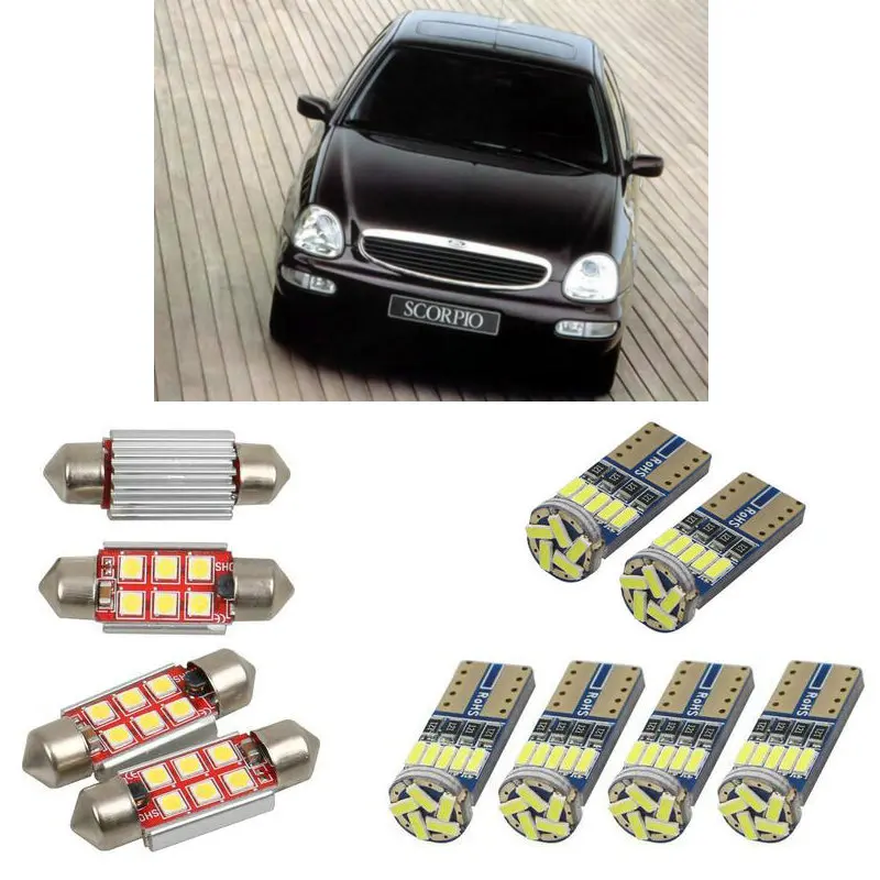 Внутренние светодиодные Автомобильные фары для Ford scorpio mk2 лампы автомобилей