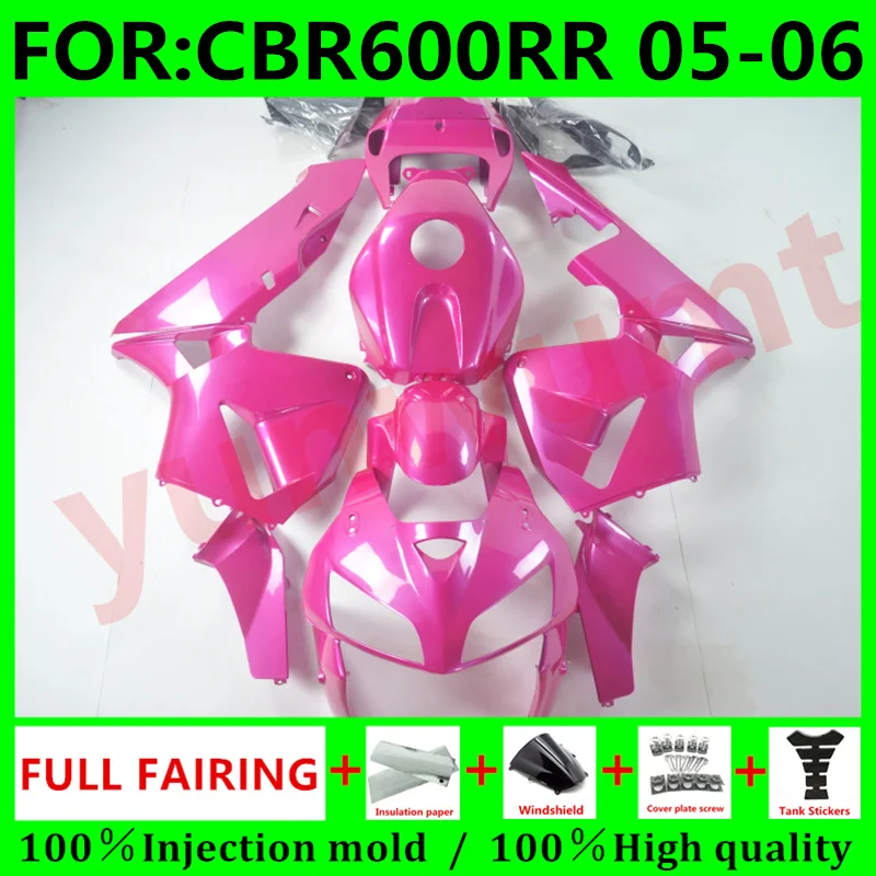 New ABS Motorcycle Whole Fairings Kit for HONDA CBR600RR F5 2005 2006 CBR600 RR CBR 600RR 05 06 Bodywork full fairing set pink
New ABS Motorcycle Whole Fairings Kit for HONDA CBR600RR F5 2005 2006 CBR600 RR CBR 600RR 05 06 Bodywork full fairing set pink