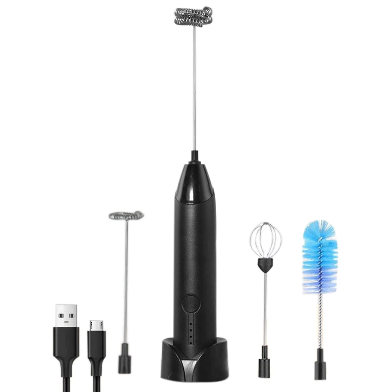 3-Speed Adjustable Whisk USB Rechargeable Handheld Coffee Milk Frother Foamer Mixer For Coffee Frappe Latte
3-Speed Adjustable Whisk USB Rechargeable Handheld Coffee Milk Frother Foamer Mixer For Coffee Frappe Latte