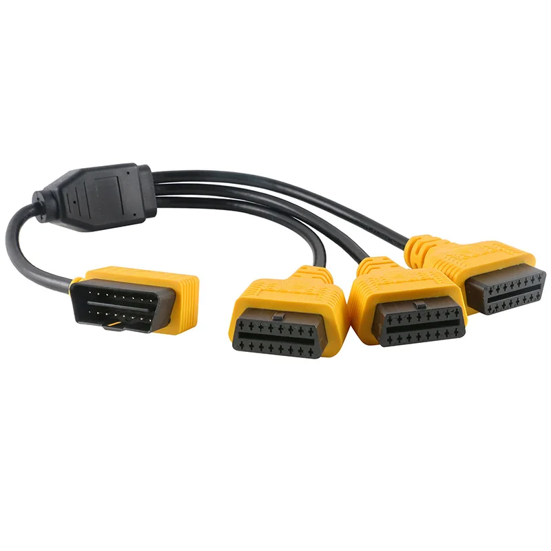 Car OBD one point two adapter cable obd2 plug one point three one to two one to three universal extension cord 16 core
Car OBD one point two adapter cable obd2 plug one point three one to two one to three universal extension cord 16 core