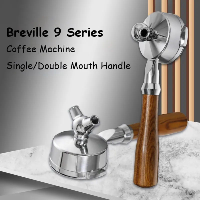 

Breville 9 Series Coffee Machine Handle 58mm Single/double Mouth Bottomed Coffee Handle Coffee Machine Handle Home Cafe Supplies