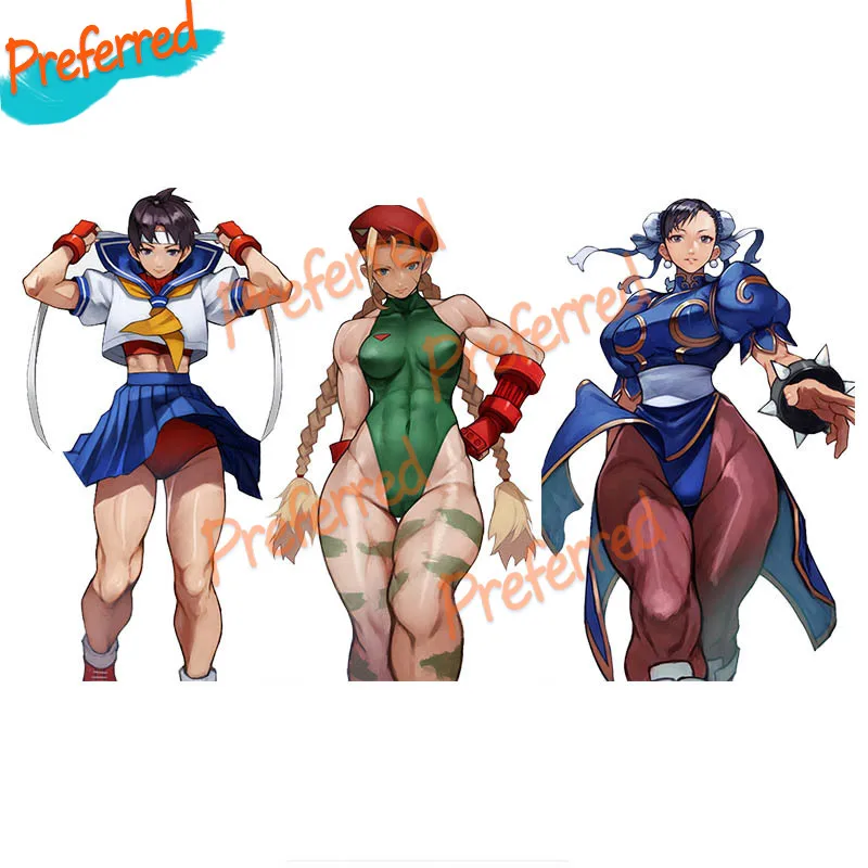 Chun Li Cammy White Kasugano Sakura Game Girl Fighter Decal Motocross Racing Laptop Helmet Trunk Wall Car Sticker Die Cutting
Chun Li Cammy White Kasugano Sakura Game Girl Fighter Decal Motocross Racing Laptop Helmet Trunk Wall Car Sticker Die Cutting