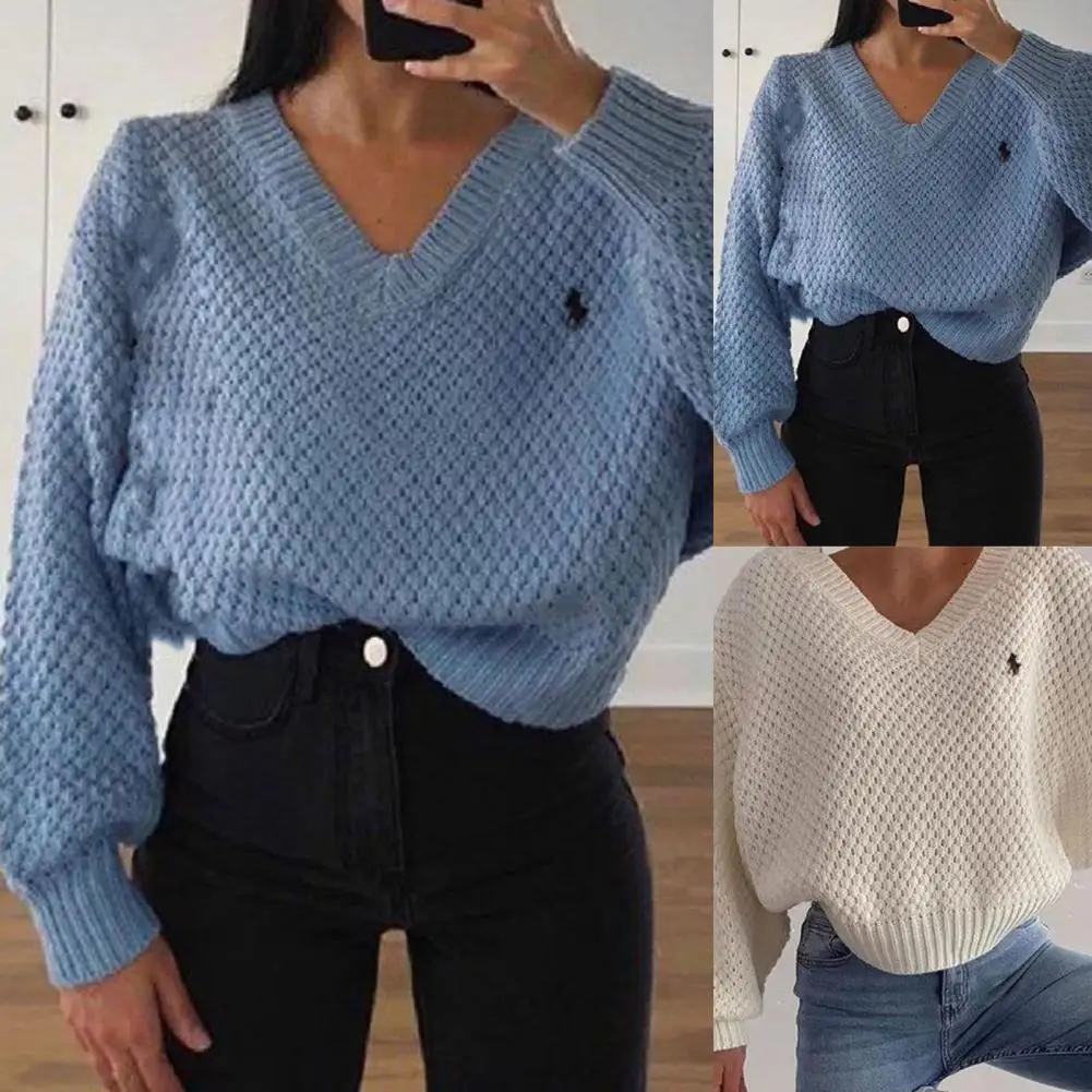 Autumn Winter Knitted Pullover Women Sweater V-Neck Batwing Sleeve Knitted Sweater Oversized Solid Color Pullover Lady Clothing
Autumn Winter Knitted Pullover Women Sweater V-Neck Batwing Sleeve Knitted Sweater Oversized Solid Color Pullover Lady Clothing