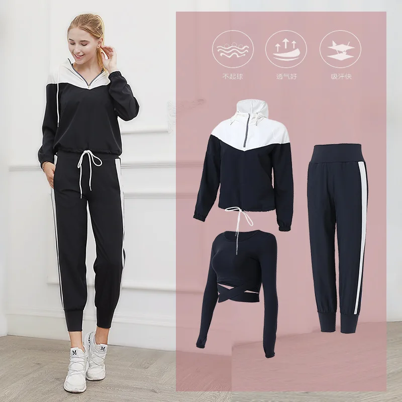 2020 New Autumn And Winter Yoga Suit Women's Running Fast Dry Large Size Fashion Fitness Suit Women's Running Suit 
2020 New Autumn And Winter Yoga Suit Women's Running Fast Dry Large Size Fashion Fitness Suit Women's Running Suit