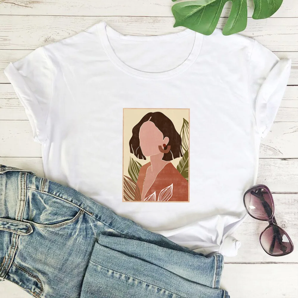 Fashion Lady Graphic Print Tee Shirt Women Harajuku Aesthetics Tshirt Women Cotton O-neck Short Sleeve T Shirt Women Loose Top
Fashion Lady Graphic Print Tee Shirt Women Harajuku Aesthetics Tshirt Women Cotton O-neck Short Sleeve T Shirt Women Loose Top