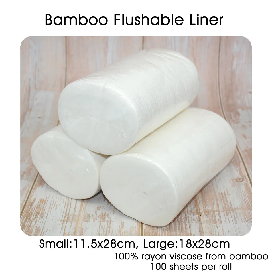 (4 шт.) одноразовые прокладки WizInfant био лайнер бамбуковый вкладыш натуральные