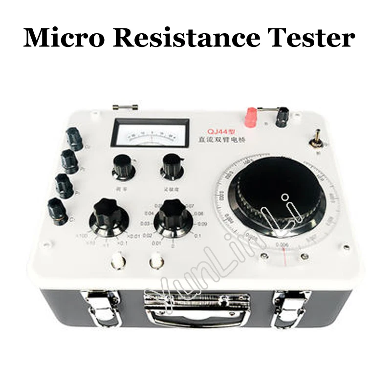 QJ44 DC Double Arm Bridge Resistance Tester Kelvin Double Bridge Resistance Tester
QJ44 DC Double Arm Bridge Resistance Tester Kelvin Double Bridge Resistance Tester