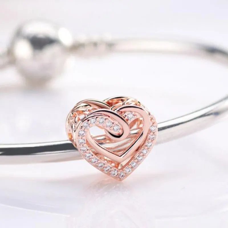 New Pan 925 Silver Heart-shaped Glittering Hollow Wound Bead Is Suitable For Real Pandora Bracelet Women's Romantic Jewelry
New Pan 925 Silver Heart-shaped Glittering Hollow Wound Bead Is Suitable For Real Pandora Bracelet Women's Romantic Jewelry