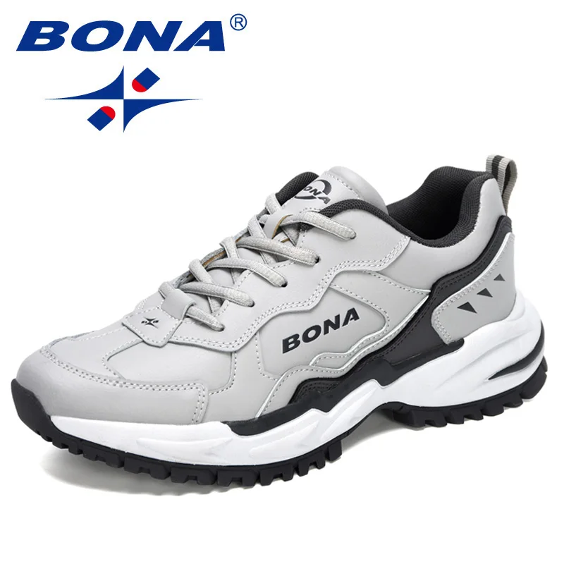 BONA 2021 New Designers Action Leather Chunky Sneakers Men Street Style Running Shoes Man Jogging Walking Footwear Mansculino
BONA 2021 New Designers Action Leather Chunky Sneakers Men Street Style Running Shoes Man Jogging Walking Footwear Mansculino