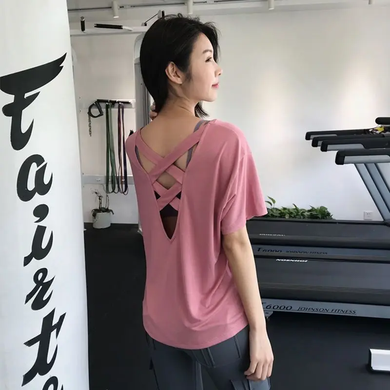 Fitness Clothing Women Loose Sports Tops Running Quick-drying T-shirts Slimming Yoga Short-sleeved Summer Workout Tops
Fitness Clothing Women Loose Sports Tops Running Quick-drying T-shirts Slimming Yoga Short-sleeved Summer Workout Tops