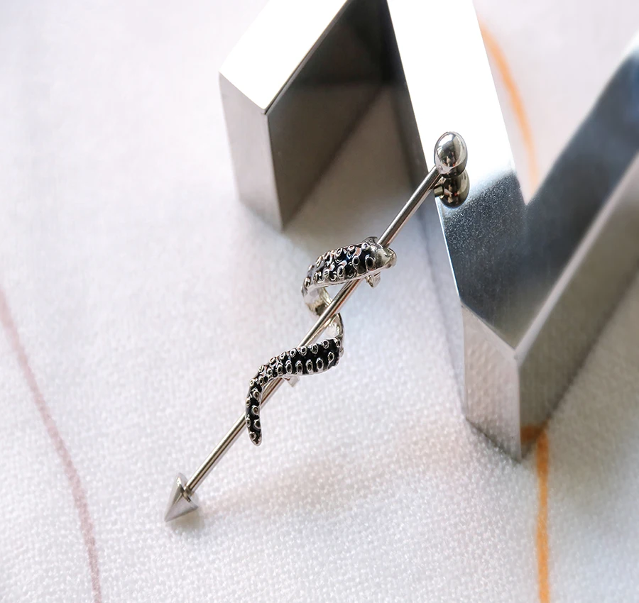 Ear Flesh Tunnel Earring in cartilage Clips-on Ears Medical Stainless Body Piercing Jewelry
Ear Flesh Tunnel Earring in cartilage Clips-on Ears Medical Stainless Body Piercing Jewelry