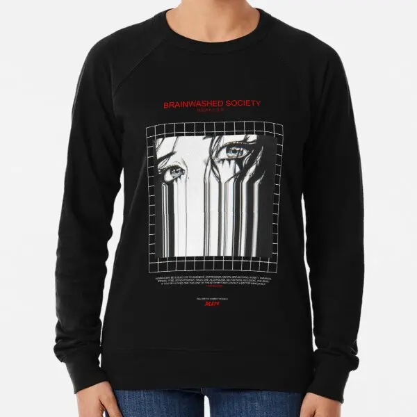 Brainwashed Society Print Black Lightweight Sweatshirt Ladies Long Sleeved Women Autumn Fashion Hoodies Suit Men O Neck
Brainwashed Society Print Black Lightweight Sweatshirt Ladies Long Sleeved Women Autumn Fashion Hoodies Suit Men O Neck